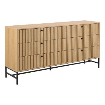 OLIVIA Oak Chest of Drawers