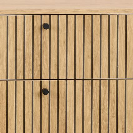 OLIVIA Oak Chest of Drawers