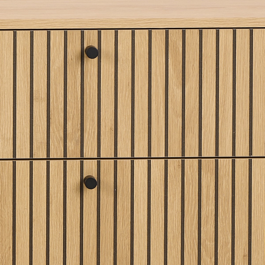 OLIVIA Oak Chest of Drawers