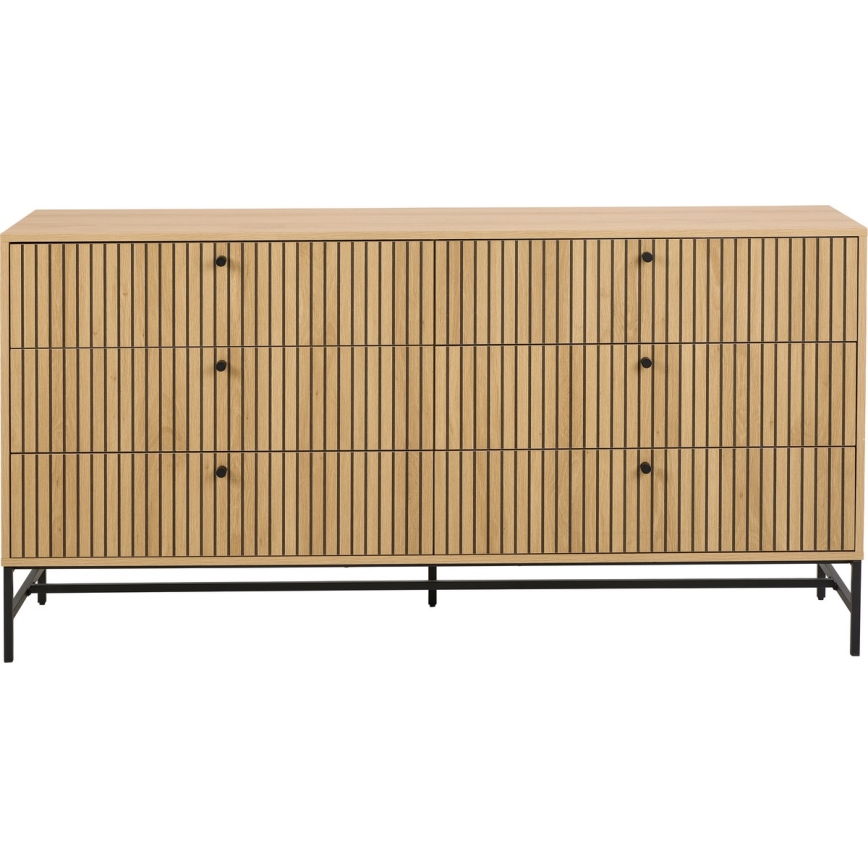 OLIVIA Oak Chest of Drawers