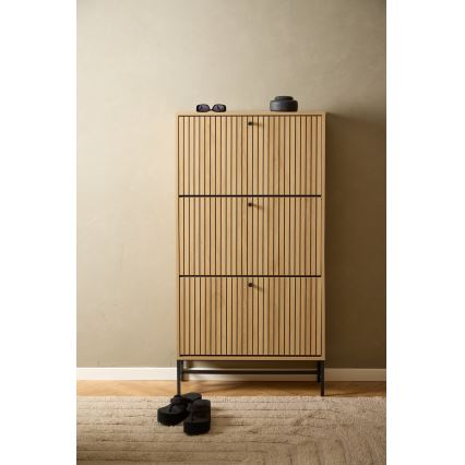 OLIVIA Oak Shoe Cabinet