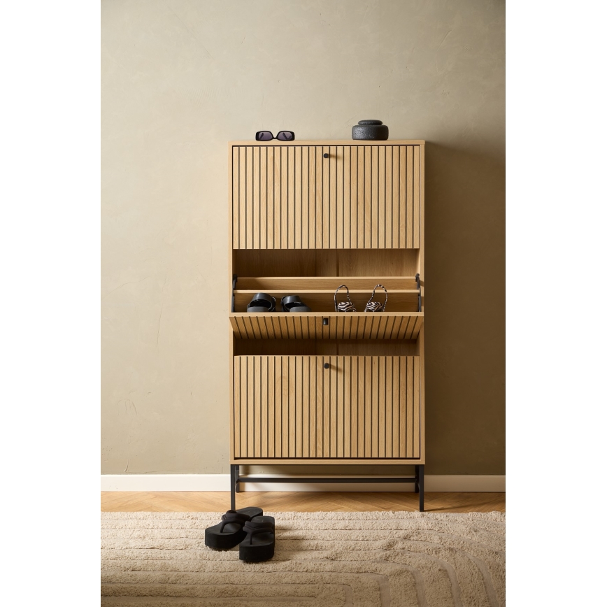 OLIVIA Oak Shoe Cabinet