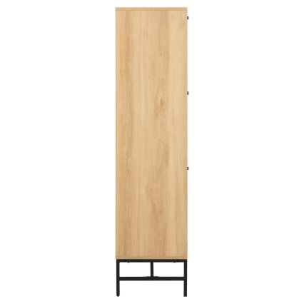 OLIVIA Shoe Cabinet 99x140x35 cm, Oak