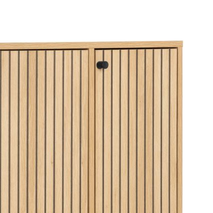 OLIVIA Shoe Cabinet 99x140x35 cm, Oak