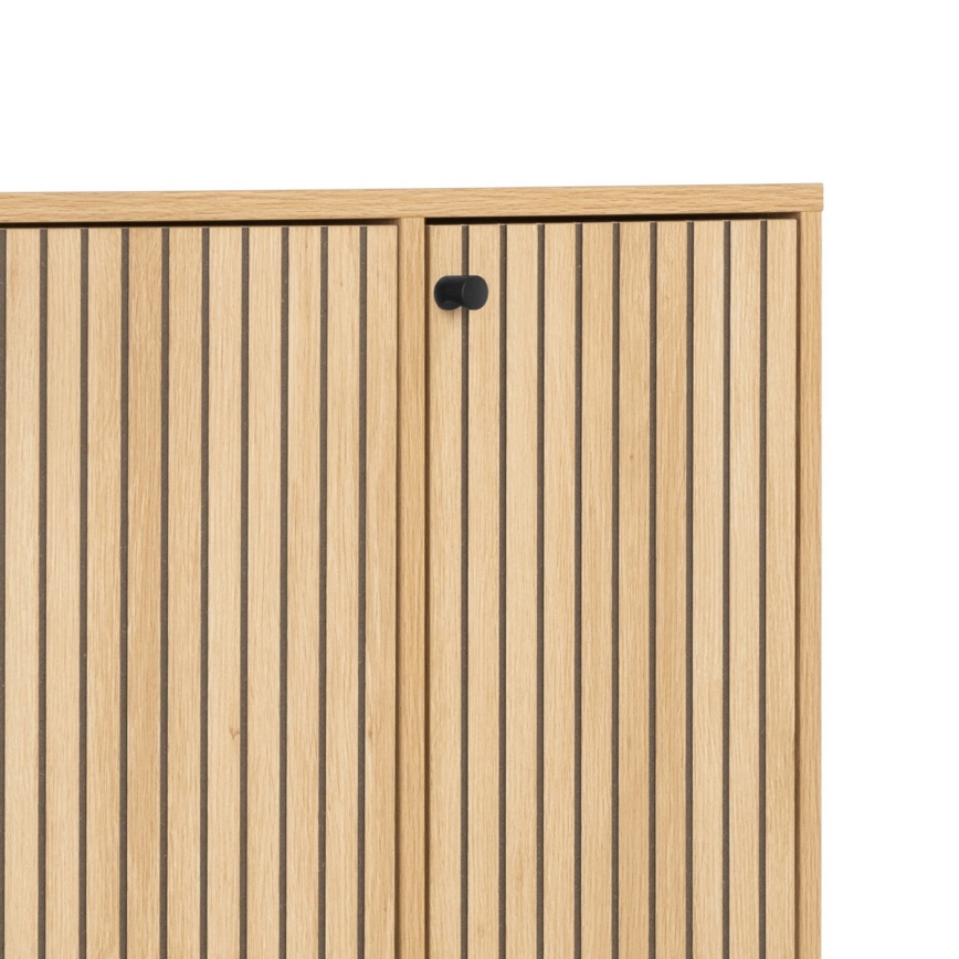 OLIVIA Shoe Cabinet 99x140x35 cm, Oak