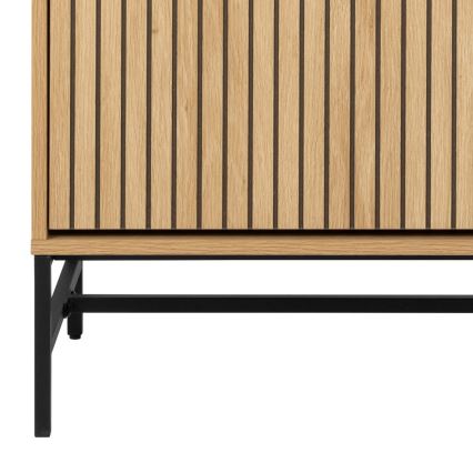 OLIVIA Shoe Cabinet 99x140x35 cm, Oak