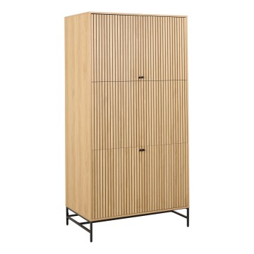OLIVIA Wardrobe 99x200 cm Oak