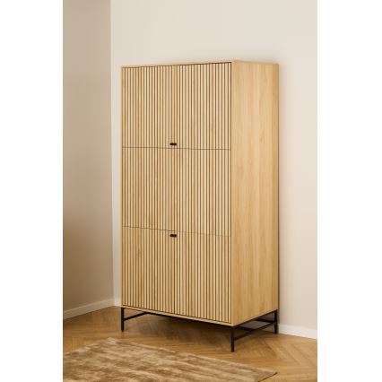 OLIVIA Wardrobe 99x200 cm Oak