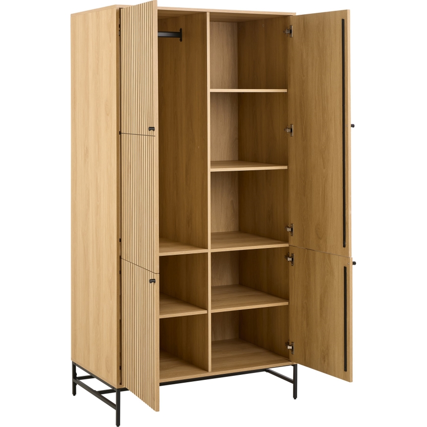 OLIVIA Wardrobe 99x200 cm Oak