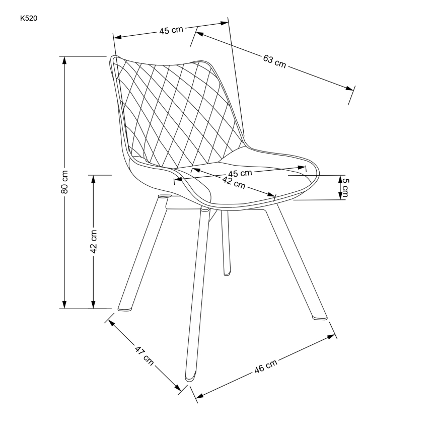 OMBRA Swivel Dining Chair, 1 pc, Beige