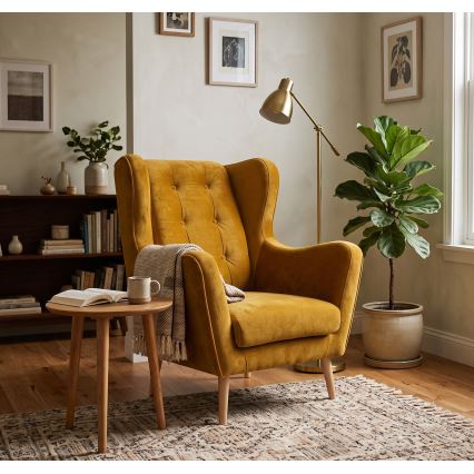 OMI XXL Armchair, Yellow
