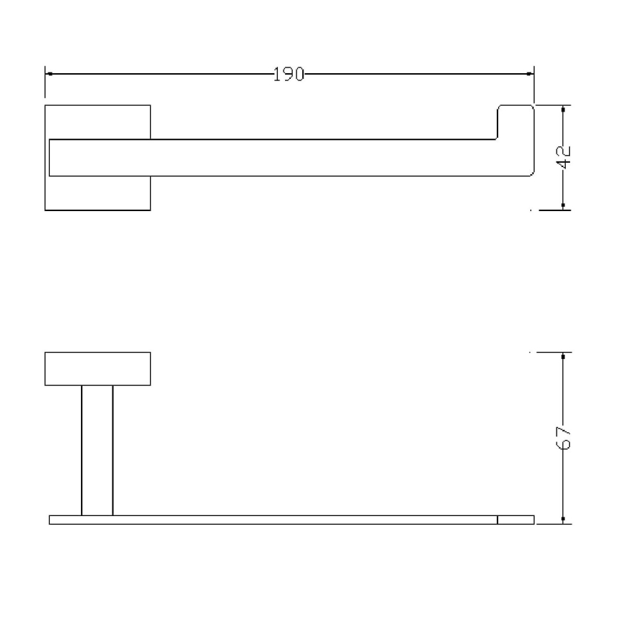 OMNIRES 8151BCR - Toilet paper holder LIFT shiny chrome