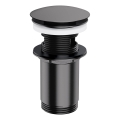 OMNIRES A706AT - Basin waste CLICK-CLACK d. 6,6 cm brushed anthracite