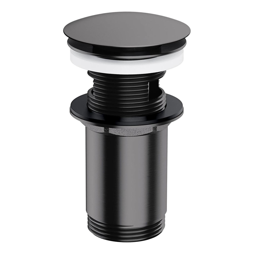 OMNIRES A706AT - Basin waste CLICK-CLACK d. 6,6 cm brushed anthracite