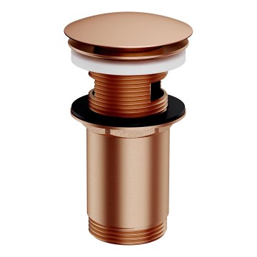 OMNIRES A706CPB - Basin waste CLICK-CLACK d. 6,6 cm brushed copper