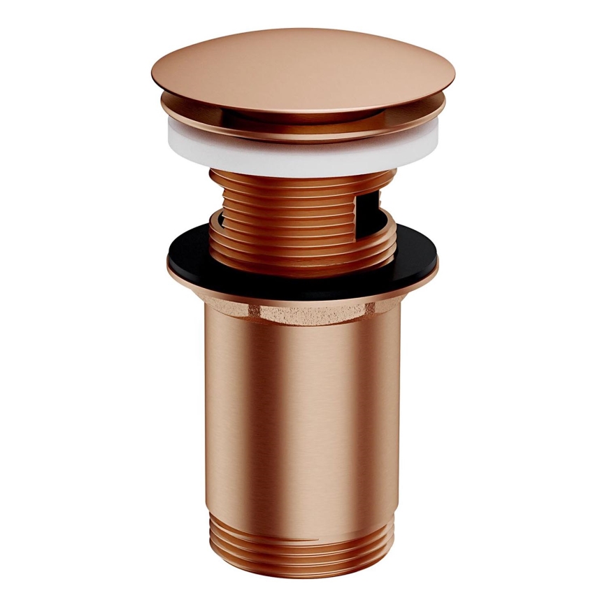 OMNIRES A706CPB - Basin waste CLICK-CLACK d. 6,6 cm brushed copper