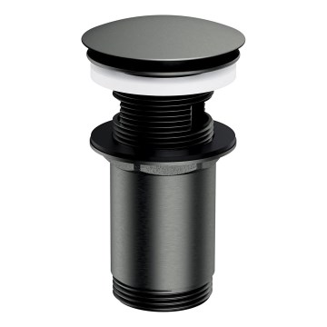 OMNIRES A706GR - Basin waste CLICK-CLACK d. 6,6 cm brushed graphite