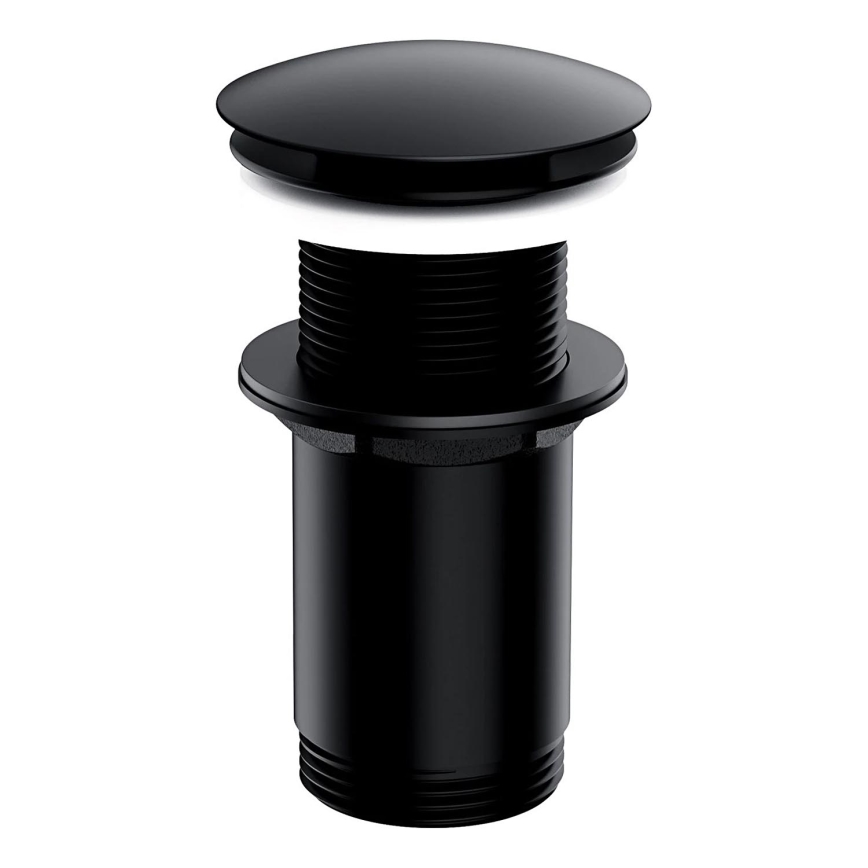 OMNIRES A716BL - Basin waste CLICK-CLACK d. 6,6 cm semi-matte black