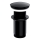 OMNIRES A716BL - Basin waste CLICK-CLACK d. 6,6 cm semi-matte black