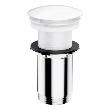 OMNIRES A716BP - Basin waste CLICK-CLACK d. 6,6 cm shiny white