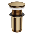 OMNIRES A716BR - Basin waste CLICK-CLACK d. 6,6 cm brushed antique bronze