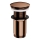 OMNIRES A716CP - Basin waste CLICK-CLACK d. 6,6 cm shiny copper