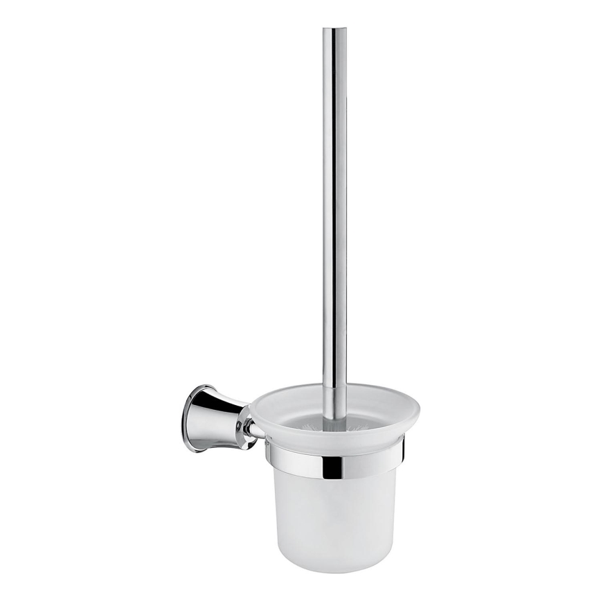 OMNIRES AL53620CR - Wall-mounted toilet brush ART LINE shiny chrome