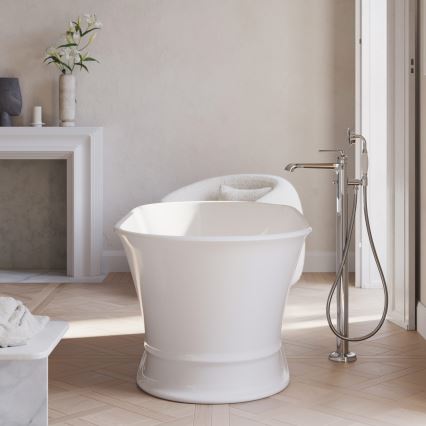 OMNIRES AM5233CR - Freestanding bath set with tap ARMANCE shiny chrome