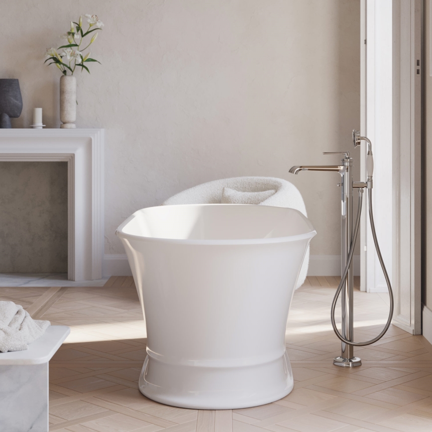 OMNIRES AM5233CR - Freestanding bath set with tap ARMANCE shiny chrome