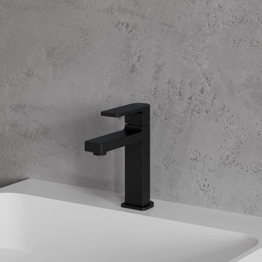 OMNIRES BA7810BL - BARETTI 17 cm Matte Black Basin Mixer