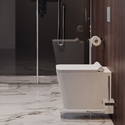 OMNIRES BOSTONMWBP - Wall-hung toilet with toilet seat SoftClose BOSTON ceramics/shiny white