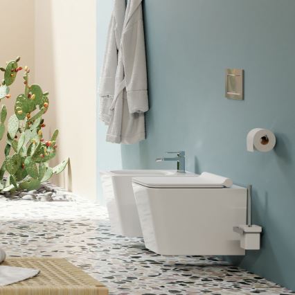 OMNIRES BOSTONMWBP - Wall-hung toilet with toilet seat SoftClose BOSTON ceramics/shiny white