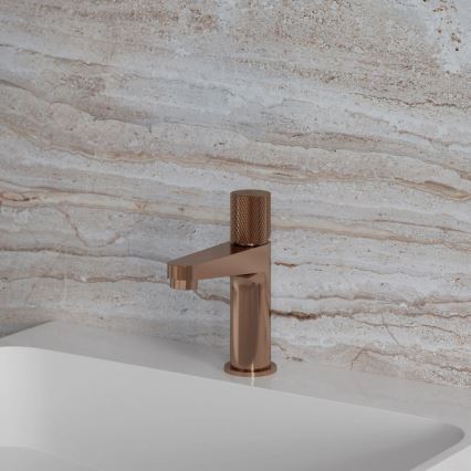 OMNIRES CT8010CPB - CONTOUR 16.6 cm Brushed Copper Basin Faucet