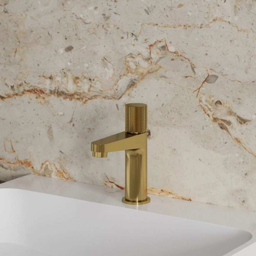 OMNIRES CT8010GLB - Basin tap CONTOUR 16,6 cm ground gold