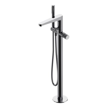 OMNIRES CT8033CR - Freestanding bath set with tap CONTOUR shiny chrome