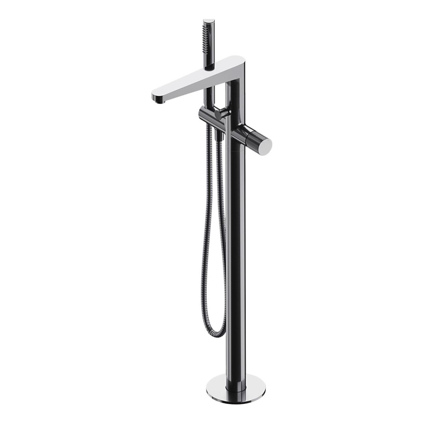 OMNIRES CT8033CR - Freestanding bath set with tap CONTOUR shiny chrome