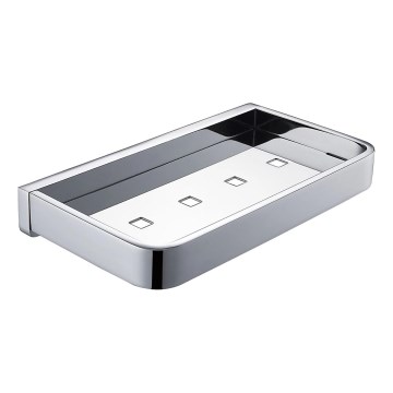 OMNIRES LU30330CR - Shower wall shelf LUGANO 20 cm shiny chrome