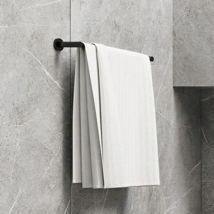 OMNIRES MP60214BL - Wall towel holder MODERN PROJECT 40 cm matte black