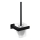 OMNIRES NL80620BL - Wall-mounted toilet brush NELSON matte black