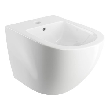 OMNIRES OTTAWABIBP - Wall-hung bidet OTTAWA ceramics/shiny white