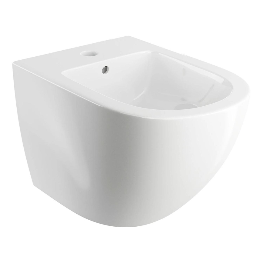 OMNIRES OTTAWABIBP - Wall-hung bidet OTTAWA ceramics/shiny white