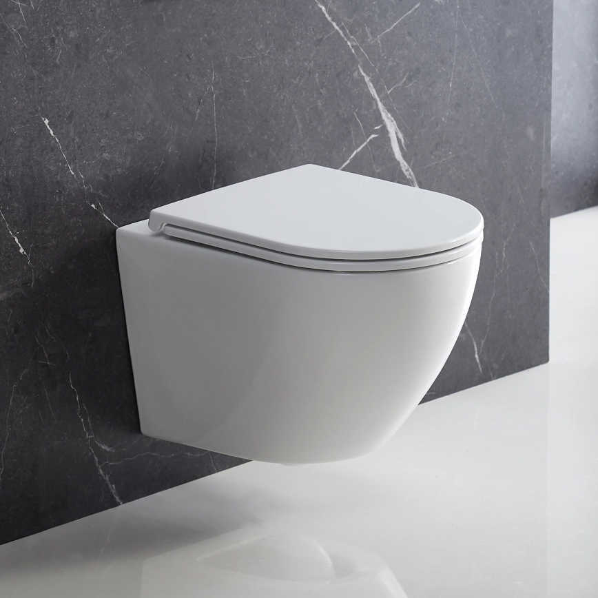 OMNIRES OTTAWADEBP - Toilet seat SoftClose OTTAWA duroplast/shiny white