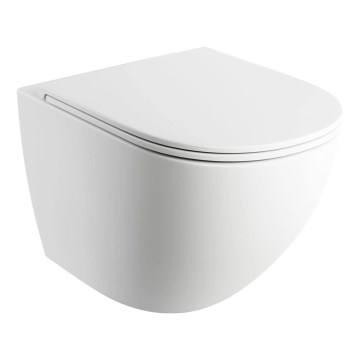 OMNIRES OTTAWAMWBM - Wall-hung toilet with toilet seat SoftClose OTTAWA ceramics/matte white