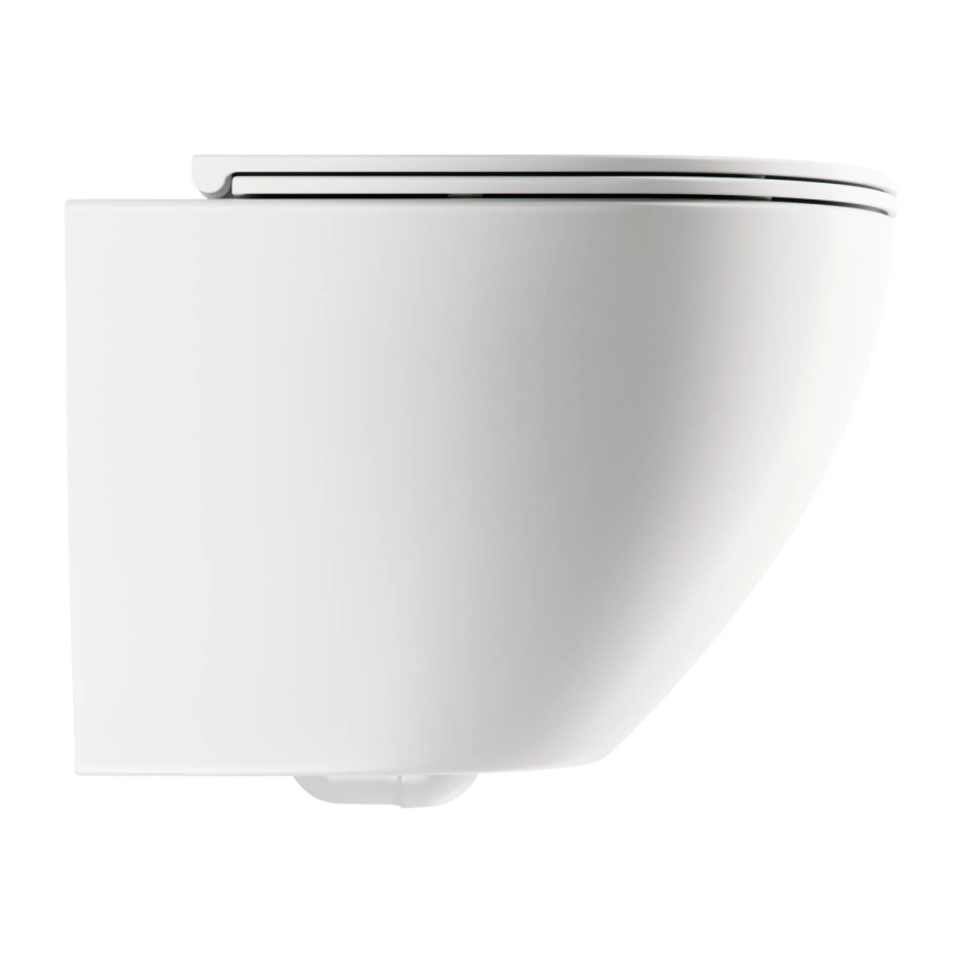 OMNIRES OTTAWAMWBM - Wall-hung toilet with toilet seat SoftClose OTTAWA ceramics/matte white