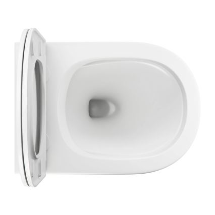 OMNIRES OTTAWAMWBM - Wall-hung toilet with toilet seat SoftClose OTTAWA ceramics/matte white