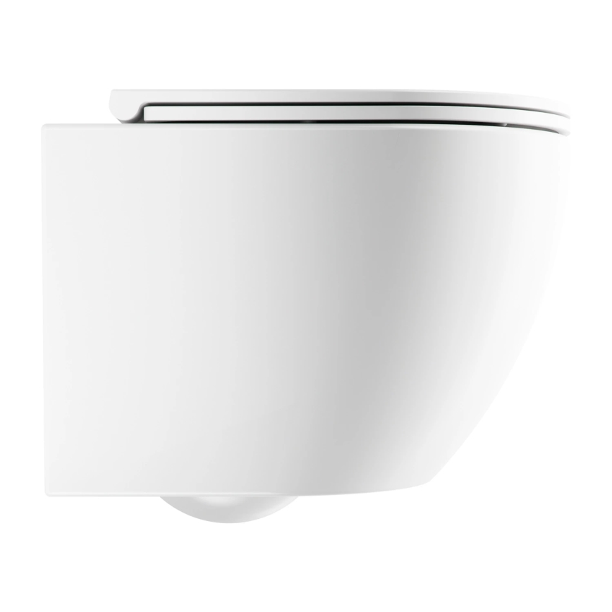 OMNIRES OTTAWASPXMWBM - Wall-hung toilet with toilet seat SoftClose OTTAWA ceramics/matte white