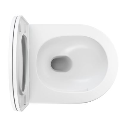 OMNIRES OTTAWASPXMWBM - Wall-hung toilet with toilet seat SoftClose OTTAWA ceramics/matte white