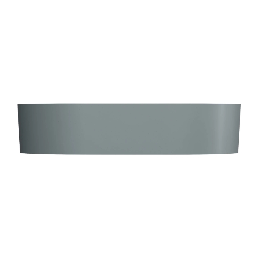 OMNIRES OVOUNAG - Countertop basin OVO 55x36 cm dolomite/matte ash grey