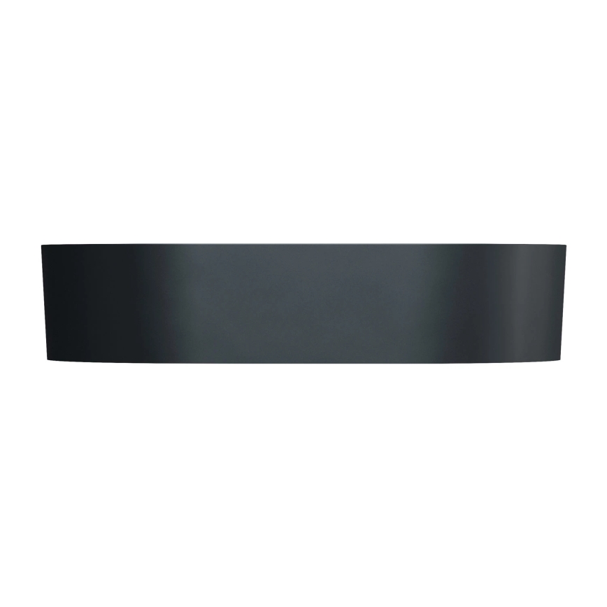 OMNIRES OVOUNBLV - Countertop basin OVO 55x36 cm dolomite/matte black lava