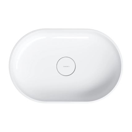 OMNIRES OVOUNBP - Countertop basin OVO 55x36 cm dolomite/shiny white